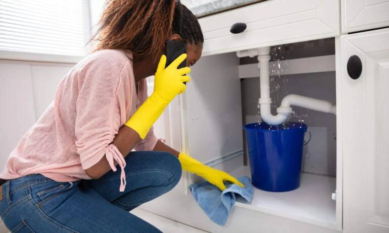 What To Do About Leaks Under the Kitchen Sink