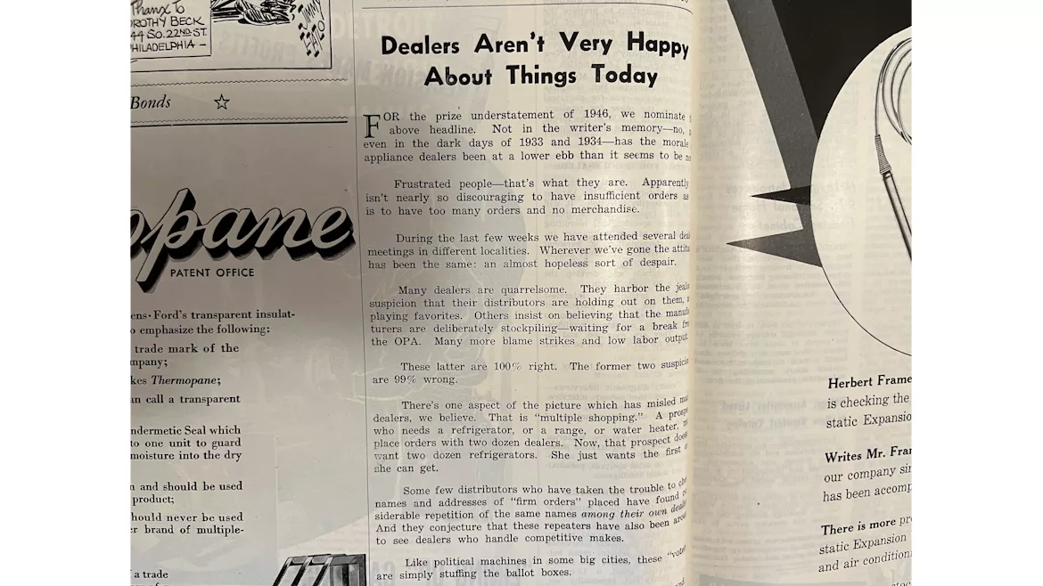 Are We Really That Far Removed From 1946?