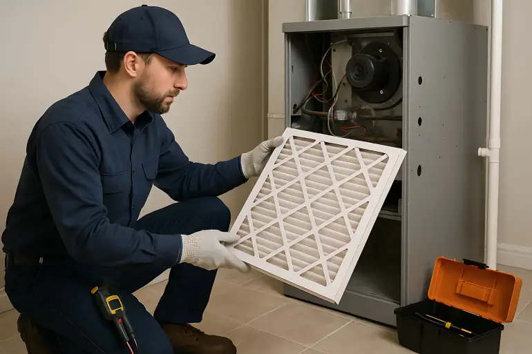 When To Check And Change The Air Filter In Your Furnace During Winter