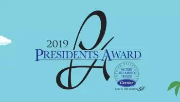 Keith Air Conditioning Receives 2019 President’s Award from Carrier for Quality and Leadership Excellence