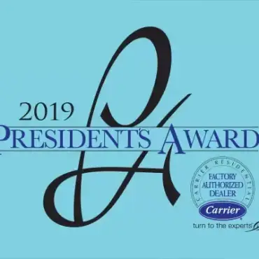 Keith Air Conditioning Receives 2019 President’s Award from Carrier for Quality and Leadership Excellence