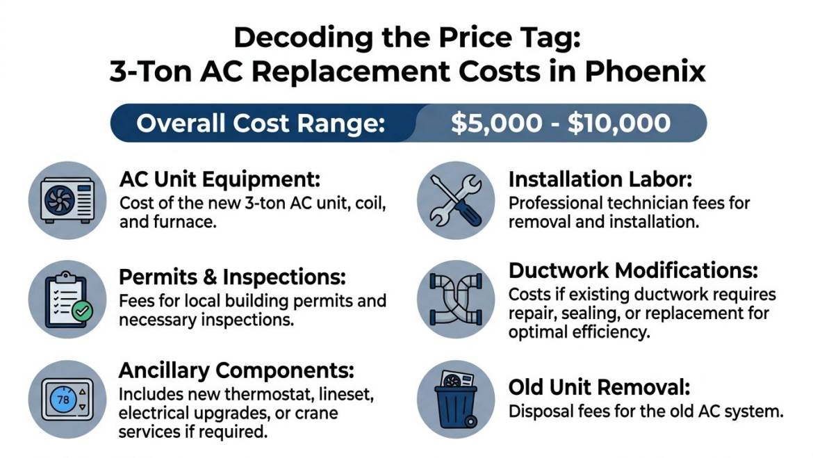 Your Cost Replace 3 Ton AC Unit Guide