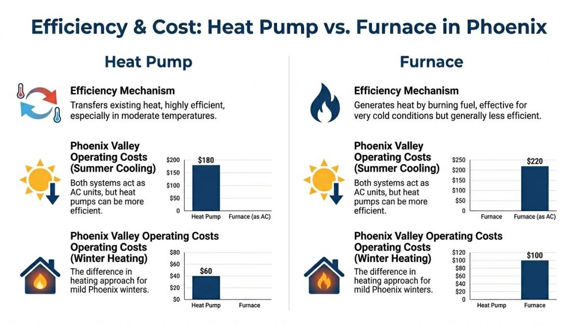 Difference Between Heat Pump and Furnace