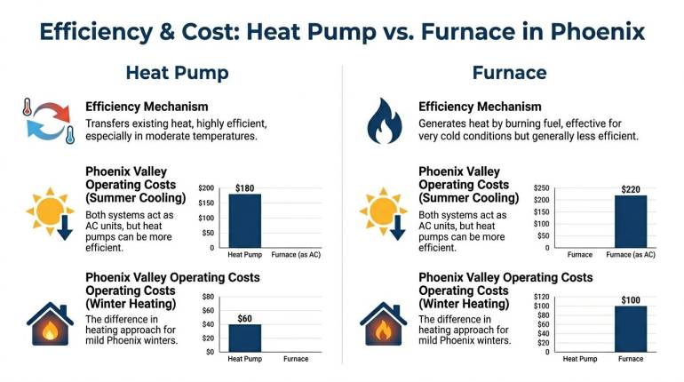 Difference Between Heat Pump and Furnace