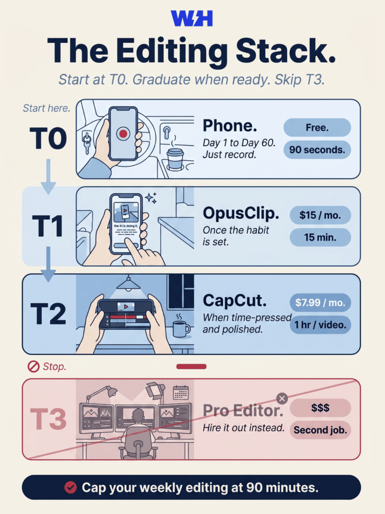 The HVAC Owner’s Editing Stack: Tools, Time, and What’s Not Worth Learning