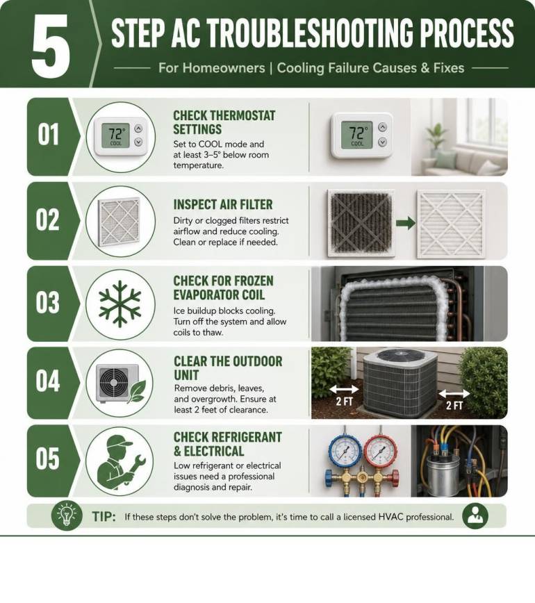 5 Simple Steps to Fix AC Unit Not Cooling Fast