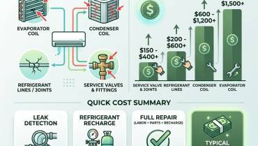 Ac Freon Leak Repair Cost in 2026