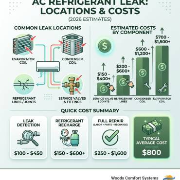Ac Freon Leak Repair Cost in 2026