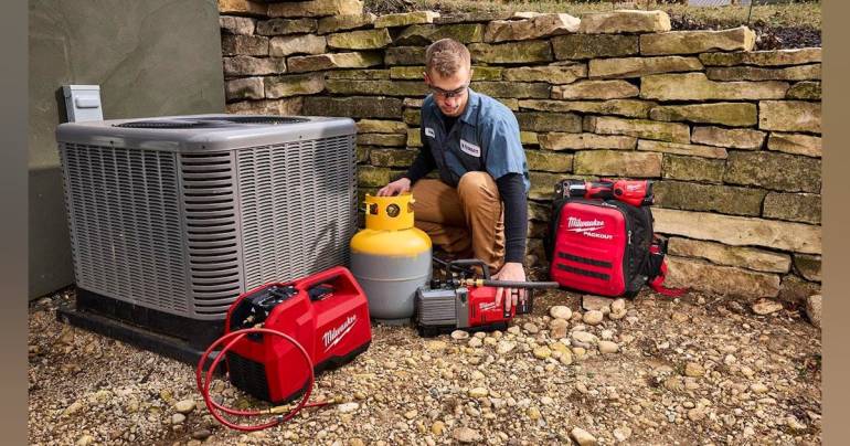 Milwaukee Tool Unlocks the HVACR Industry’s First Fully Cordless Service Calls