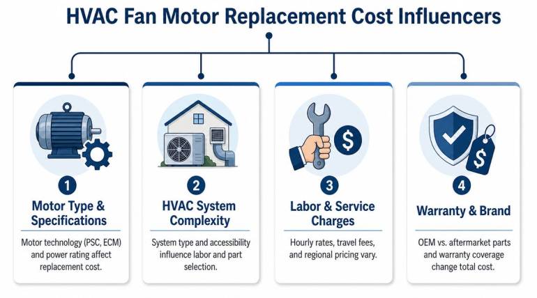 Cost to Replace HVAC Fan Motor: 2026 Price Guide