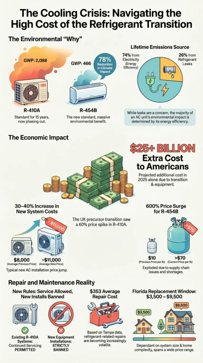The Refrigerant Phase-Out Is Making AC Repair in Wesley Chapel, FL More Expensive