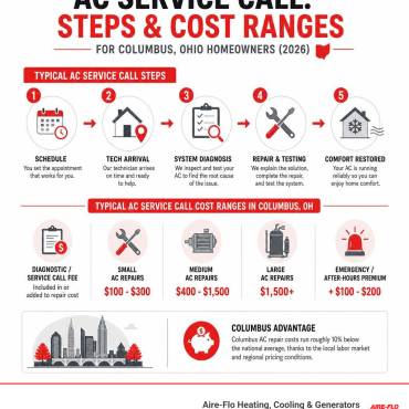 AC Service Call Cost Columbus: Reliable & Affordable