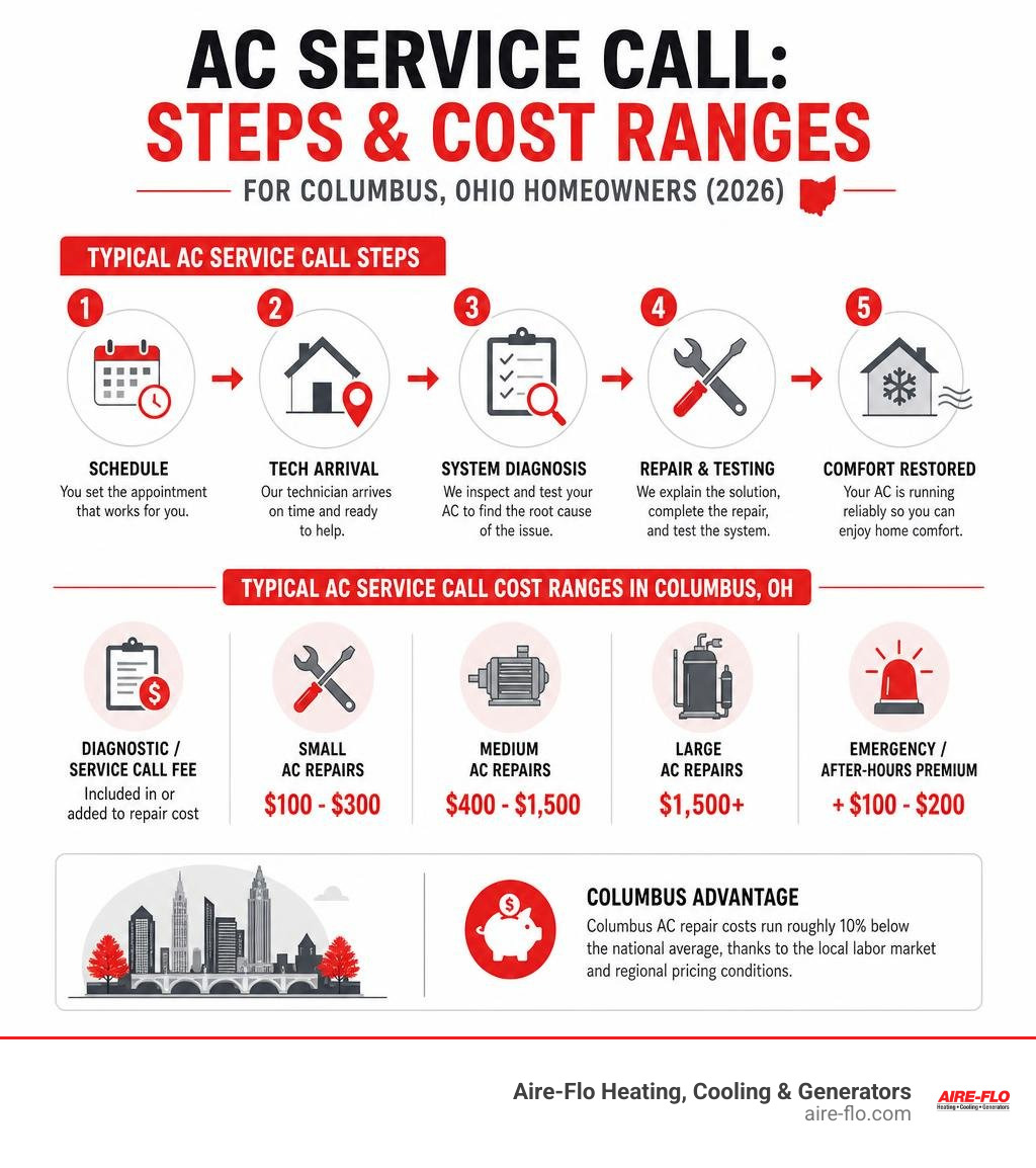 AC Service Call Cost Columbus: Reliable & Affordable