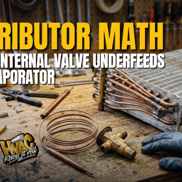 Distributor Math: Why an Internal Valve Underfeeds Your Evaporator