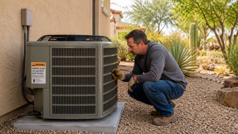 AC Compressor Noise: Mesa Homeowner Fixes
