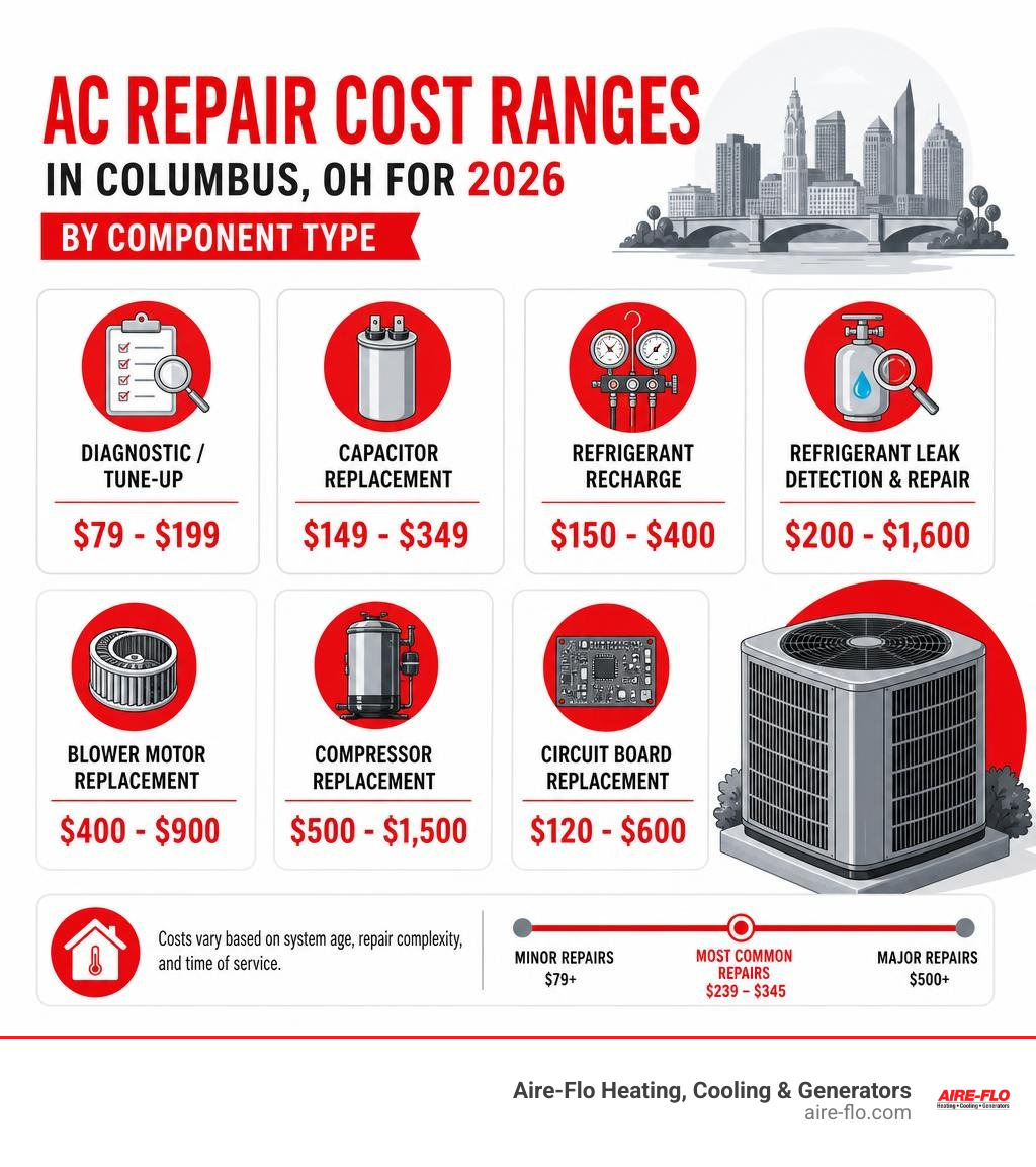 2026 AC Repair Cost Columbus: Avoid Pricey Breakdowns