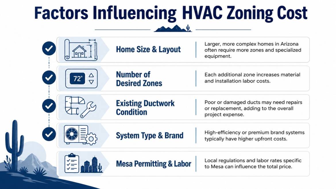 HVAC Zoning System Cost Guide for Mesa Homeowners