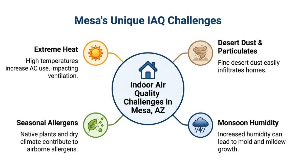 Indoor Air Quality Mesa AZ Guide 2026