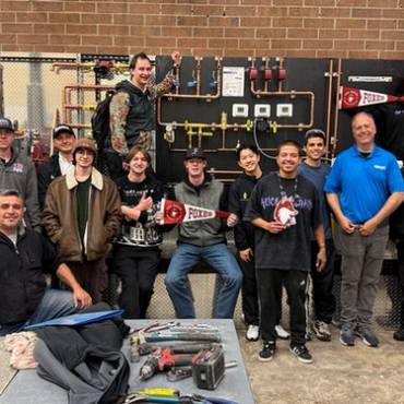 NIBCO, Webstone Donate Training Board to Support Skilled Trades Education