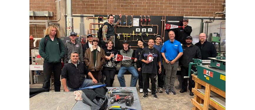 NIBCO, Webstone Donate Training Board to Support Skilled Trades Education