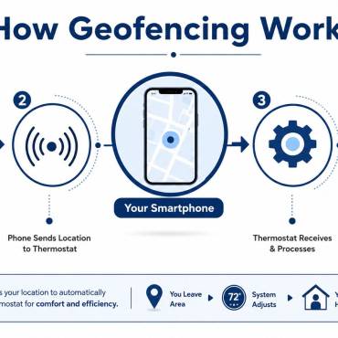 Smart Thermostat Geofencing for Mesa Homes