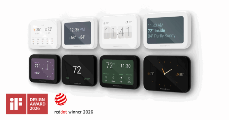 Honeywell Home ElitePRO Smart Thermostat Earns International Design Awards