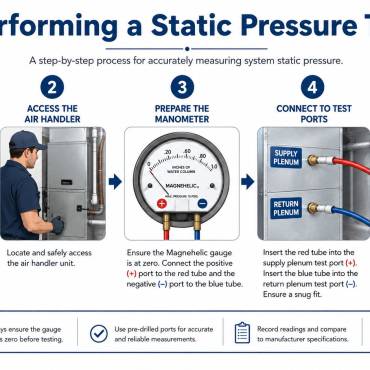 HVAC Static Pressure Testing for Mesa Homes