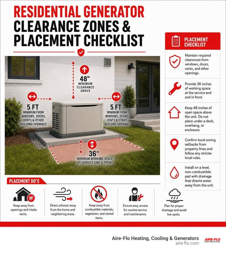 Generator Placement Rules: Essential Columbus Safety Guide