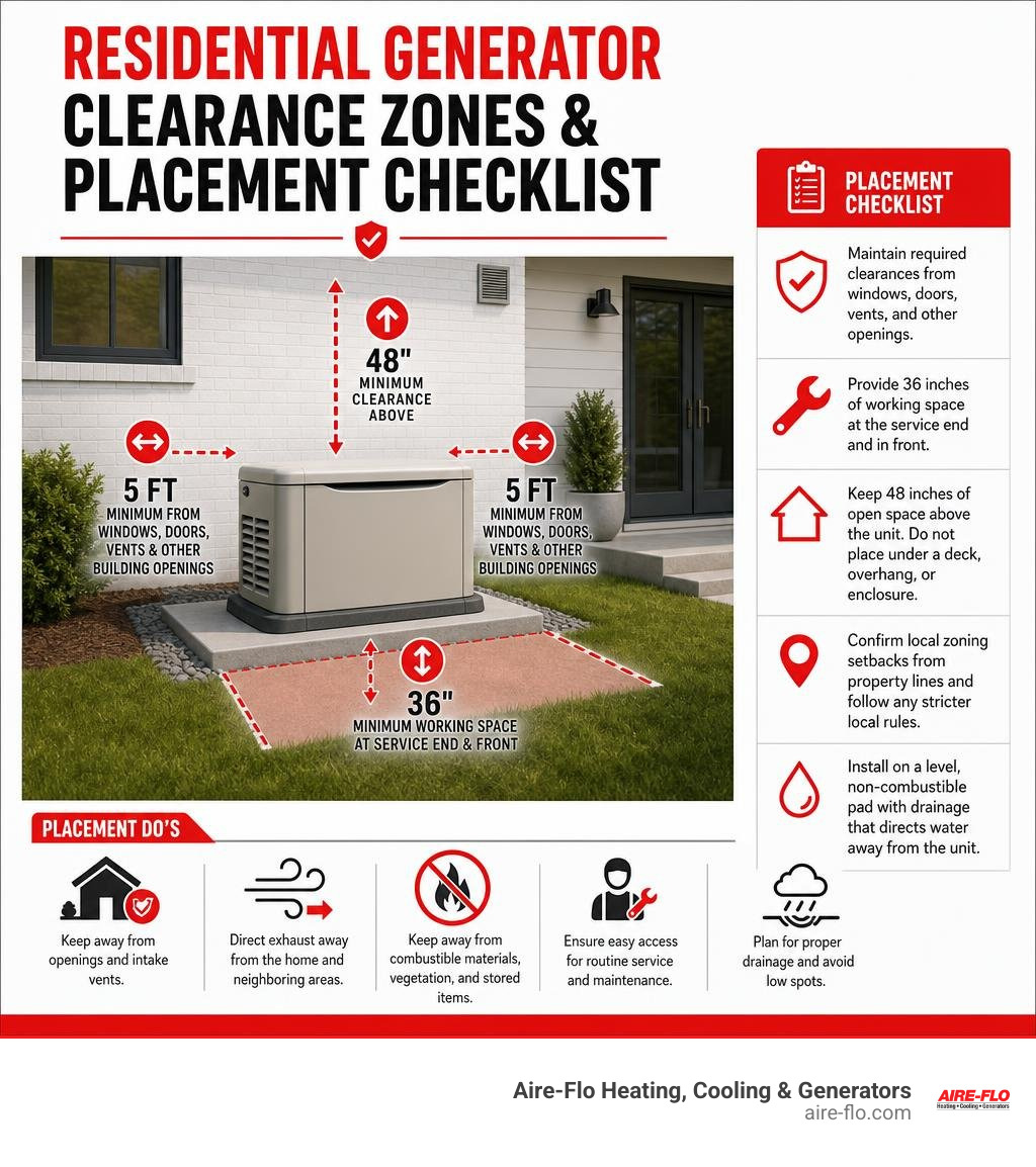 Generator Placement Rules: Essential Columbus Safety Guide
