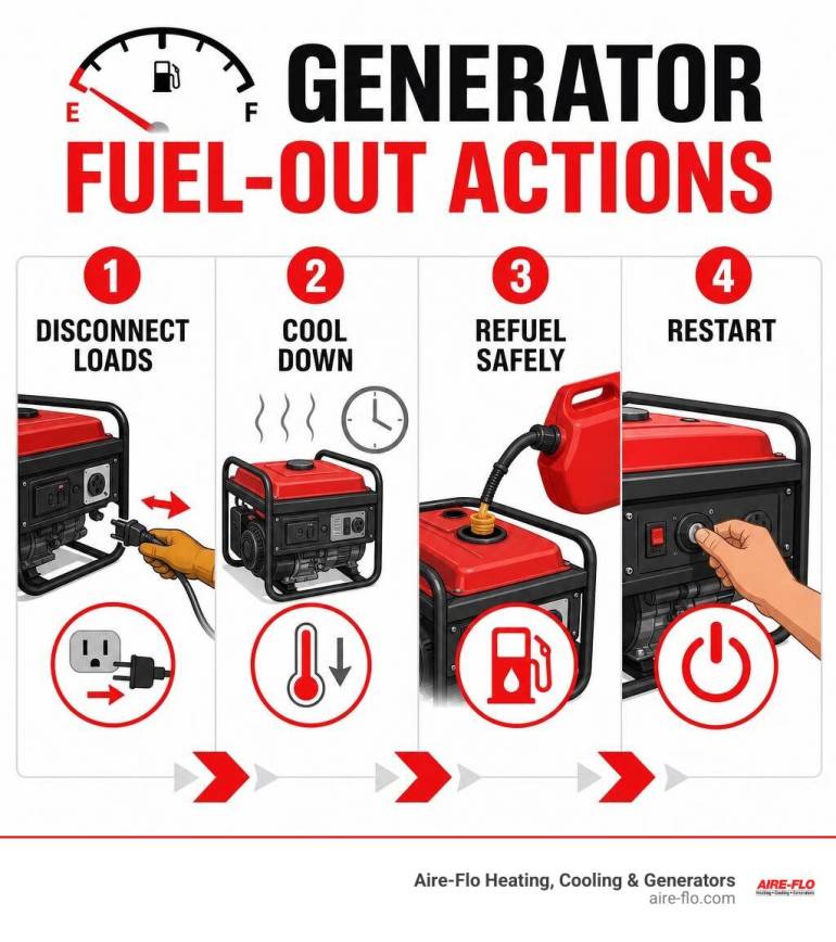 Generator Runs Out of Fuel? Avoid Costly Damage