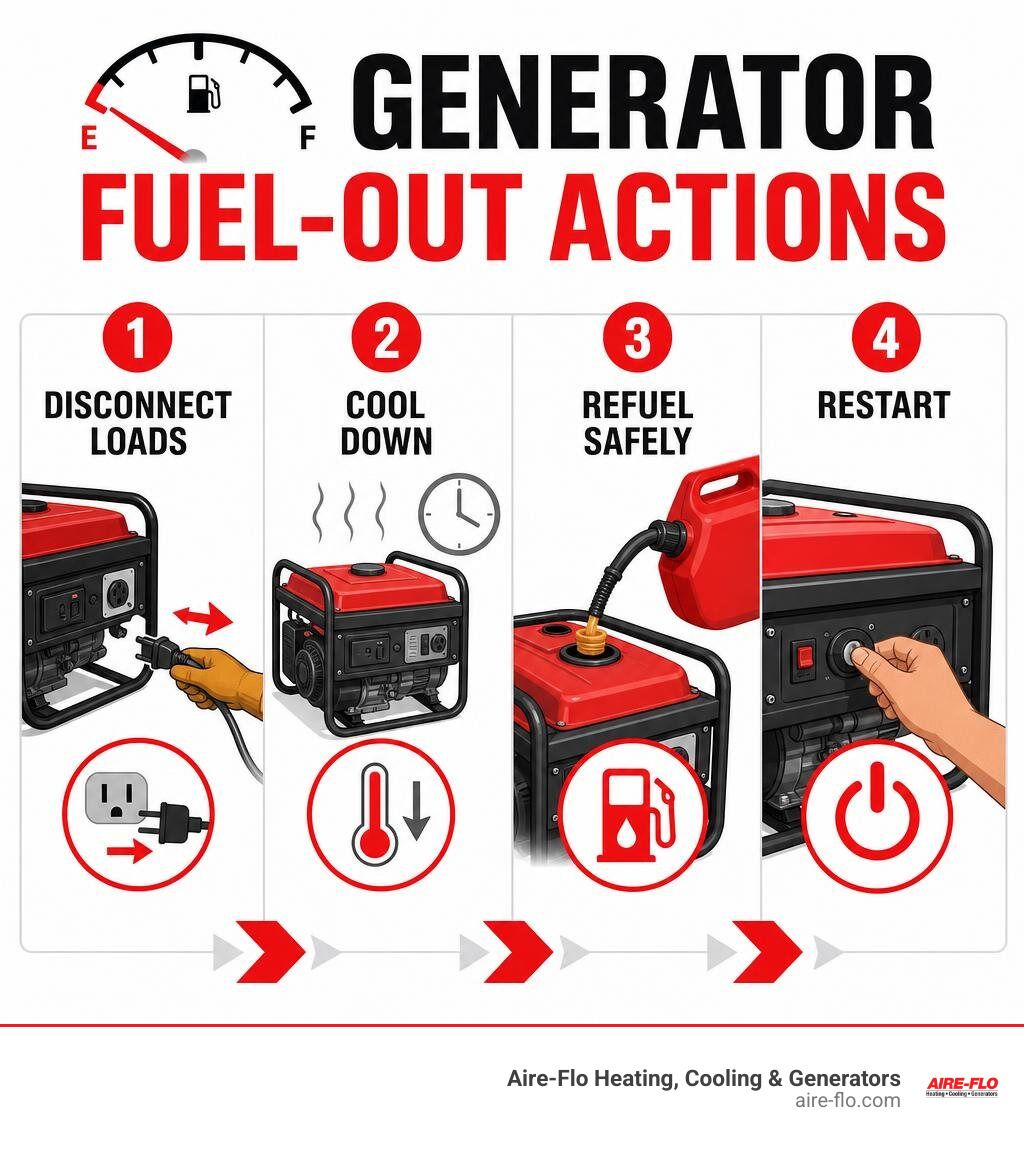 Generator Runs Out of Fuel? Avoid Costly Damage
