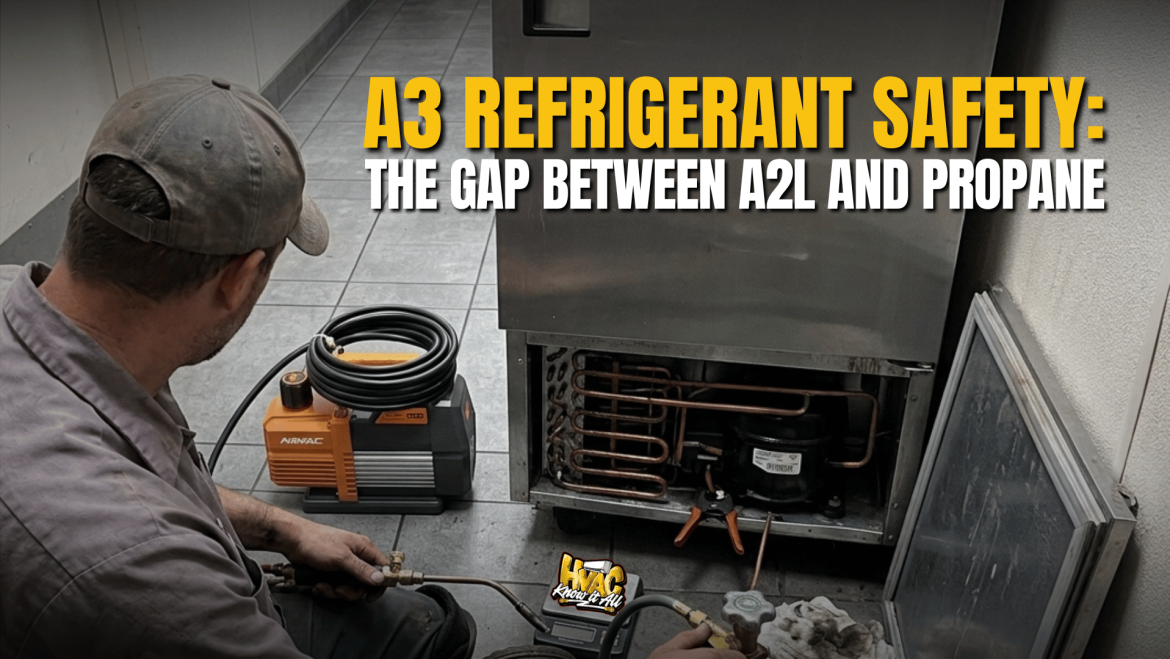 Working with Propane Refrigerant: A3 Safety, Charging, and Tools