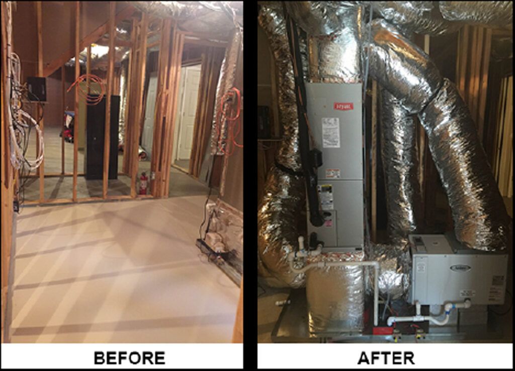Recent Basement HVAC Install