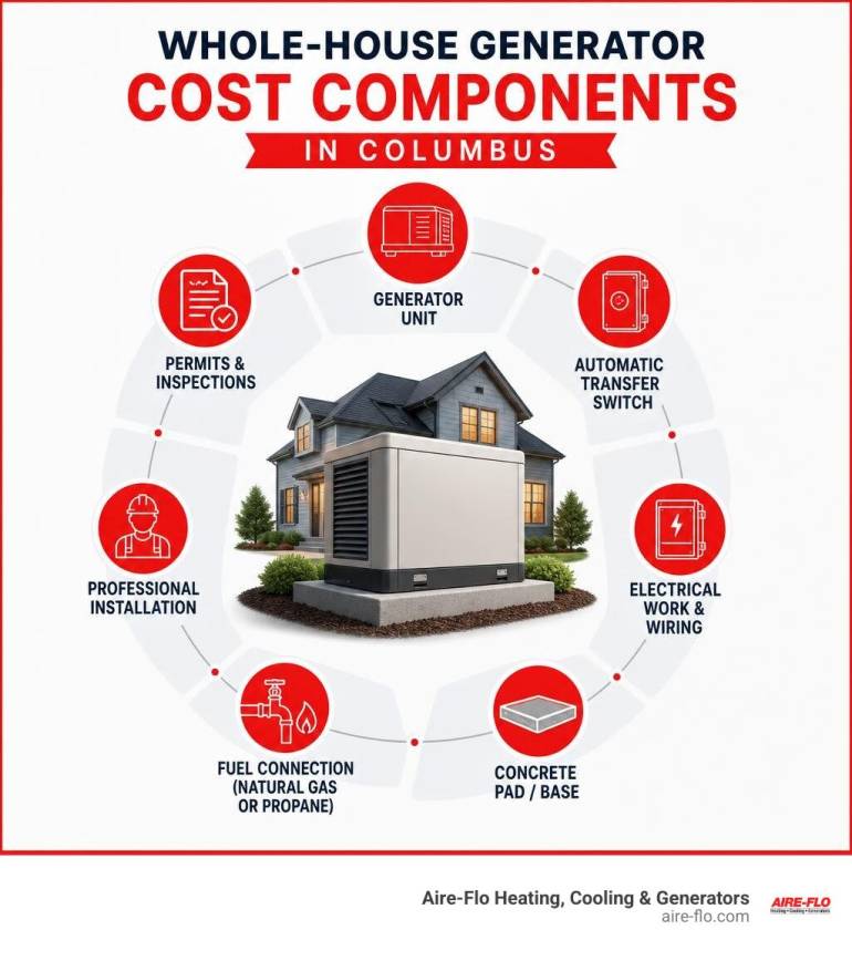Whole House Generator Cost Columbus: Smart 2026 Guide
