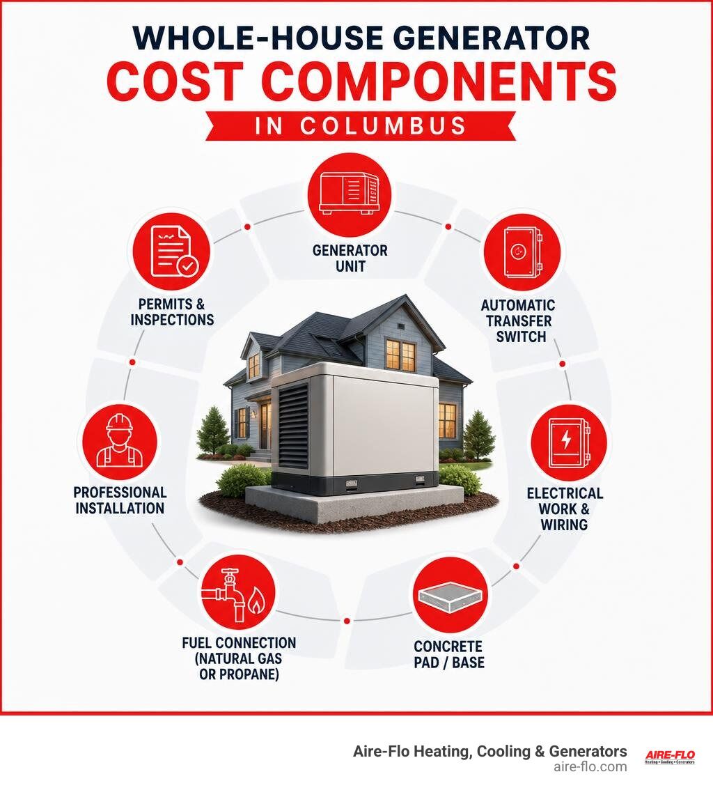 Whole House Generator Cost Columbus: Smart 2026 Guide