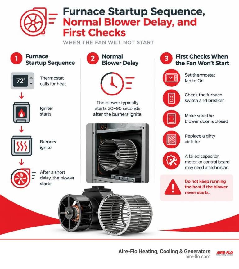 Furnace Blower Won’t Start? 7 Proven Fixes