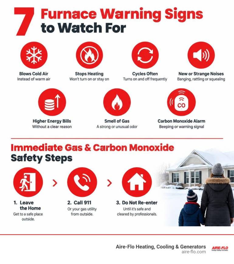 7 Signs You Need Furnace Repair Blacklick Urgently