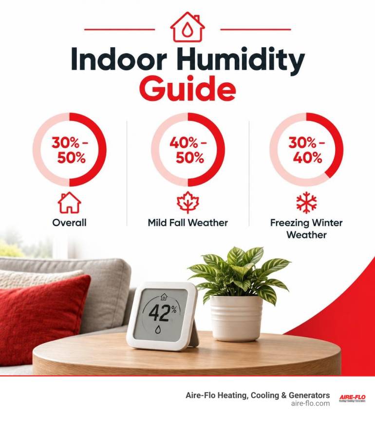 Ideal Home Humidity Level for Ohio Fall & Winter