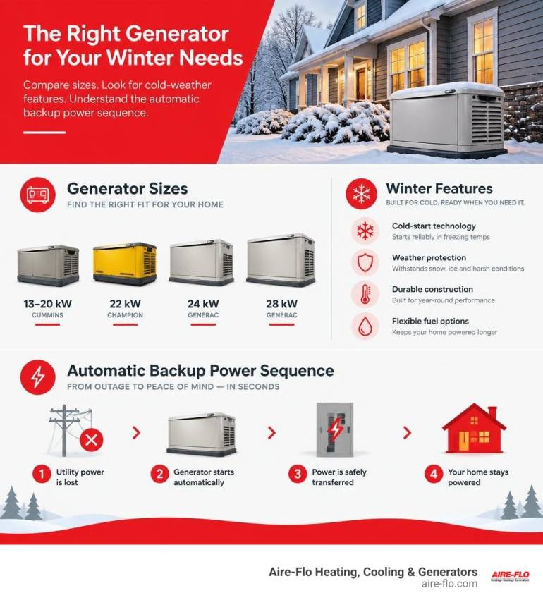 Automatic Standby Generator Winter Safety